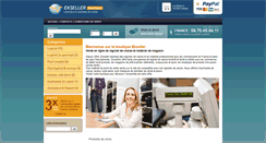 Desktop Screenshot of boutique.ekseller.fr