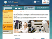 Tablet Screenshot of boutique.ekseller.fr